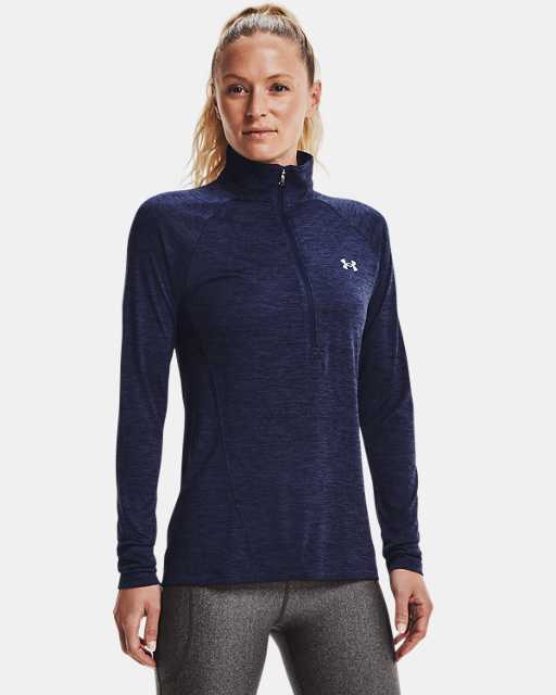 UNDER ARMOUR Women's AllSeasonGear Loose Fit Pullover Sweatshirt,Ctn/Plystr$55 